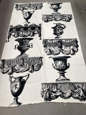 Lot 2142 - A small selection of fabric pieces, including "Versailles" by Jason D'Souza, "Donovan's Chinese" 1984 by G.P. & J Baker LTD, "Vicky Flower Album Vol I A Warner Print".
