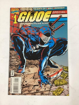 Lot 67 - Six Marvel Comics. G.I Joe A Real American Hero #1 (1995) and #4, The A-Team #1 (1984), Team America #1 (1982) and #12 (Last Issue) (1983), G.I Joe Special Missions #1 (1986)