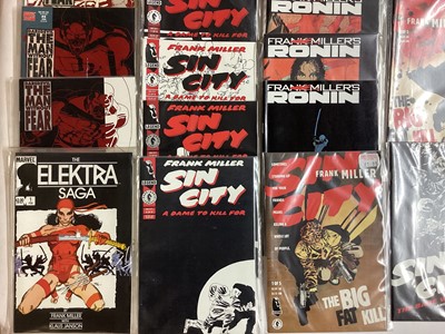 Lot 69 - Collection of Frank Miller Comics. (1994) Dark Horse Sin City "The Big Fat Kill" #1(2) #2 #3 #5, Complete run of (1984) Ronin 1-6, (1993) Dark Horse Sin City "A Dame To Kill For" #1 #2 #3 #4 #6, (1...