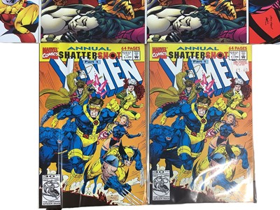 Lot 113 - Collection of X-Men Marvel Comics. (1995) Special X-Men Anniversary Issue #45, (1996) Special X-Men Anniversary Issue #50 (2), (1995) Special The Uncanny X-Men Anniversary Issue #325, (1995) Specia...