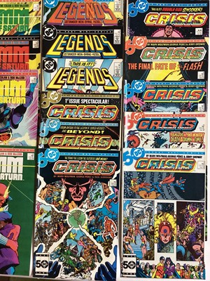 Lot 43 - Four DC Comics Mini Series. (1985) Crisis on Infinite Earths 1-12, (1986) Legends 1-6 First appearance of Amanda Weller and New Suicide Squad, (1984) Jemm Son of Saturn 1-12, (1983) Power Lords 1-3...
