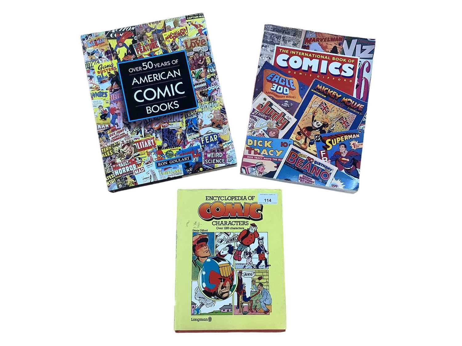 Lot 114 - Encyclopaedia of comic characters published