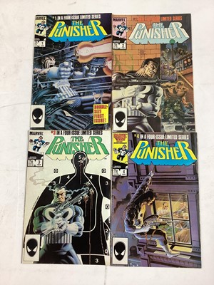 Lot 63 - Marvel Comics The Punisher #1 (1986). 1 in a four issue limited series, to include an incomplete run from issue 1 - 50 (1987 - 1991). Together with The Punisher #75 (1993) and others.