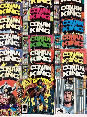 Lot 74 - Marvel Comics King Conan #1 (1980). A complete run from issue 1 - 55 (1980 - 1989). Together with a group of Conan the Barbarian  And Kull comics. Approximately 100 comics.