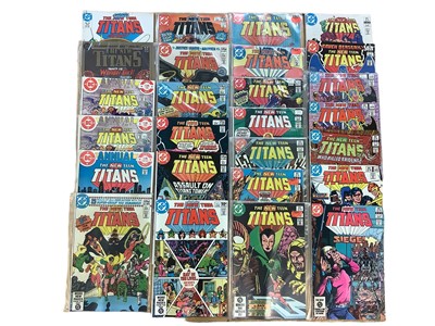 Lot 122 - DC Comics, (1980's) The New Teen Titans #1-10 missing #2 #23-40 missing #24 #26 #38 together with (1982) Annual #1(2) and (1983) Annual #2. (1980's) The New Teen Titans by Marv Wolfman and George P...