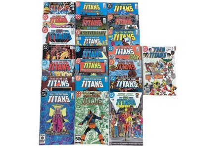Lot 122 - DC Comics, (1980's) The New Teen Titans #1-10 missing #2 #23-40 missing #24 #26 #38 together with (1982) Annual #1(2) and (1983) Annual #2. (1980's) The New Teen Titans by Marv Wolfman and George P...