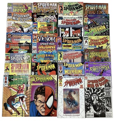 Lot 89 - Marvel Comics the Spectacular Spider-Man #200 (1993). Together with a group of related Spider-Man comics. Approximately 35 comics.