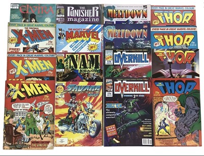 Lot 704 - Marvel Comics Rom Spaceknight #1 (1979), First appearance and origin. Together with Rom #50 (1984), RoboCop #1 (1990), RoboCop 2 #1 (1990), Doctor Who #1 (1984) and others. Approximately 17 comics.