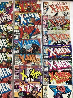Lot 80 - Marvel Comics the Uncanny X-Men and the new teen Titans #1 (1982). Together with Classic X-Men 1-3 (1986), X-Men 1-10 (1991), including issue 4 first apperance of Omega Red. Also more 1990's X-Men....