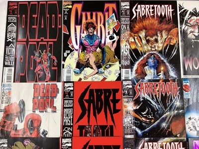 Lot 92 - Marvel Comics Deadpool #1 (1993), first solo series. Together with Gambit #1 and #2 (1993) first limited solo series and others. (12)