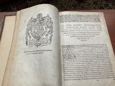 Lot 737 - The Herball or General Historie of Plantes, first edition 1597 by John Gerarde.