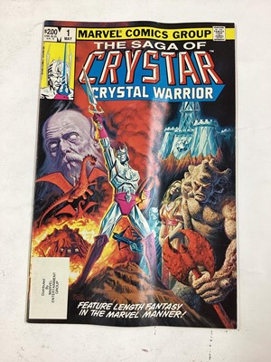 Lot 91 - Marvel Comics the saga of Crystar crystal warrior issues 1 - 11 (1983 to 1985). Missing issue 9 and some duplicates. (12)
