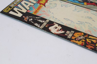 Lot 25 - Warrior Magazine #1 (1982) (Quality) - First issue of the comics anthology that includes the debut of the 'V for Vendetta' stories, the first appearance of Axel Pressbutton + the first appearance o...