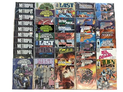 Lot 132 - Group of Epic Comics to include The Last American, Marshal Law, Inter Face, the Light and Darkness War, Dreadstar, Metropol and others. Approximately 120 comics.