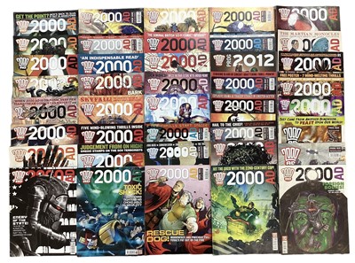 Lot 147 - Three large boxes of 2000 AD Magazines featuring Judge Dredd.