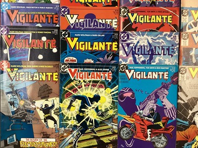 Lot 110 - DC Comics (1983-88) Vigilante #1-36 (Vigilante meets Peacemaker) 37-40 #50 (Final issue Death of Vigilante) and annual #1 and #2(2)