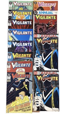 Lot 110 - DC Comics (1983-88) Vigilante #1-36 (Vigilante meets Peacemaker) 37-40 #50 (Final issue Death of Vigilante) and annual #1 and #2(2)