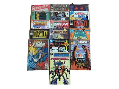 Lot 130 - Large box of DC Comics mostly (1990's) Approximately 170 comics