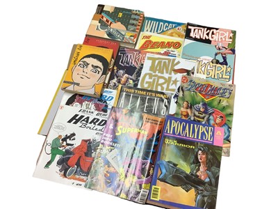 Lot 145 - Box of Comic related magazine and books