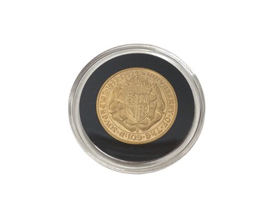 Lot 460 - G.B. - Gold proof Sovereign Elizabeth II '500th Anniversary of Sovereign' 1989 (N.B. Encapsulated but without Certificate of Authenticity) scarce (1 coin)