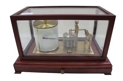 Lot 2454 - Sewills of Liverpool cased barograph