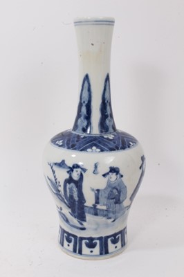 Lot 109 - Chinese blue and white bottle vase