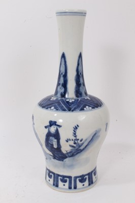 Lot 272 - Chinese blue and white bottle vase