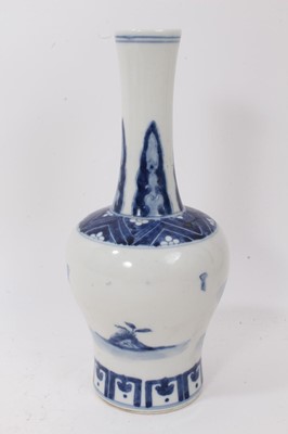 Lot 272 - Chinese blue and white bottle vase