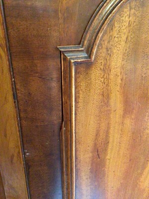 Lot 617 - William Priest of Bristol - mid -18th century 8 day long case clock with automaton ship to the arched dial