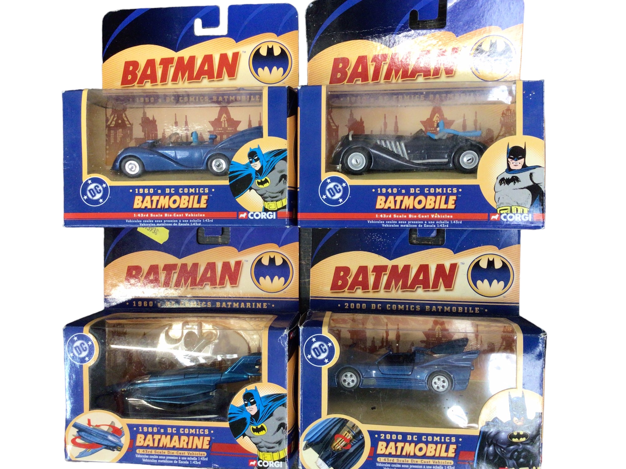 CORGI バットマン バットモービル 7台セットまとめ 買えないクルマはミニカーで、バットモービル出撃だぜ