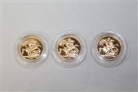 Lot 2054 - G.B. Elizabeth II Gold Proof Sovereigns - 1985...