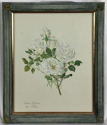Lot 158 - English School, late 20th century, watercolour still life roses, signed and dated 1993, 38cm x 30cm, in glazed frame