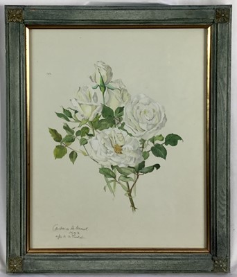 Lot 227 - English School, late 20th century, watercolour still life roses, signed and dated 1993, 38cm x 30cm, in glazed frame