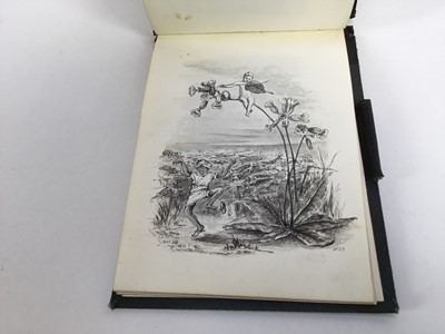 Lot 263 - Late Victorian English School pen, ink and wash album of sketches to include views of Gloucester Cathedral, cat and kittens, Tower of London, figure sketches and others, mostly signed - 36 pages