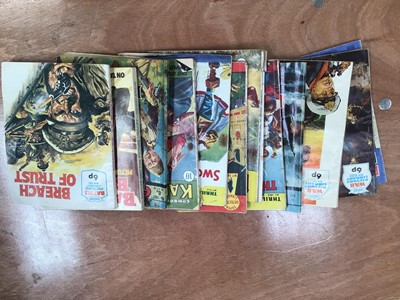 Lot 1535 - Collection of military comic books, including War Picture Library, Commando, etc