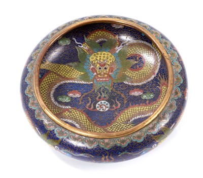 Lot 655 - Finely inlaid Chinese cloisonné enamel bowl