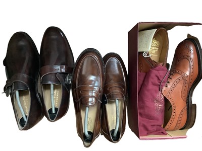 Lot 2166 - One box of gentlemens' size 7 shoes