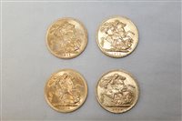 Lot 2061 - G.B. George V gold Sovereigns - 1911, 1912 (x...