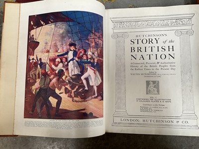 Lot 1705 - Story of the British Nation and other books