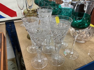 Lot 249 - Collection of cut glass by Stuart and others