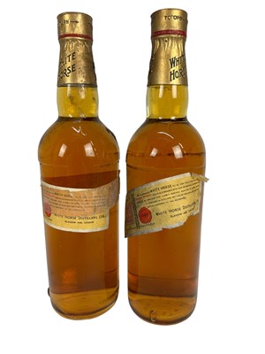 Lot 14 - Whisky - two bottles, White Horse, with gold foil tops