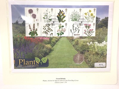 Lot 512 - G.B. - Kew Gardens silver Fifty Pence first day cover 2009 (1 coin)