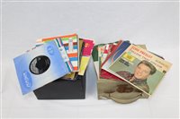 Lot 2819 - Two vintage cases of single records -...