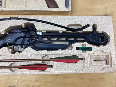 Lot 983 - Barnett Panzer II crossbow and hand held crossbow, both boxed