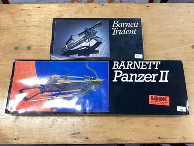 Lot 983 - Barnett Panzer II crossbow and hand held crossbow, both boxed