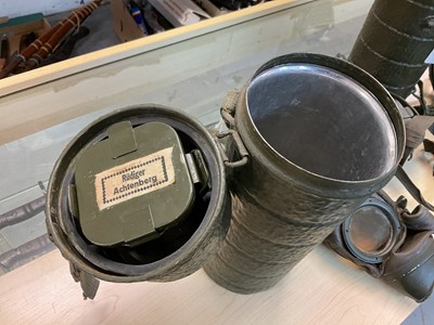 Lot 846 - Second World War British despatch riders helmet dated 1944 with BMB ( Briggs Motor Bodies) manufacturers mark , original green paint and leather liner and two other caps (3)