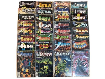 Lot 163 - DC Comics (1993-02) Batman. Incomplete run #501-599 (missing #520, #533, #535, #536, #540, #542, #558)