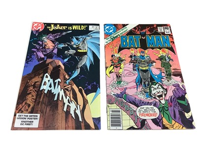 Lot 154 - Two DC Comics Batman (1980) #321 and (1983) #366 (first appearance of Jason Todd in Robin costume)