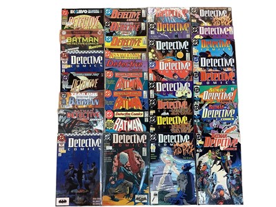 Lot 166 - DC Comics incomplete run of (1989-96) Detective Comics #598-699 (missing #678 #679 #682 #689) together with seven annuals and Detective Comics #503 #560 #563 #572 #579 587 #592 #594