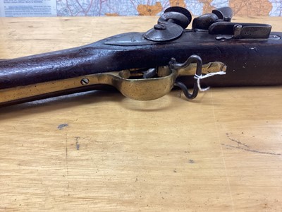 Lot 973 - Reproduction Flintlock Brown Bess military musket